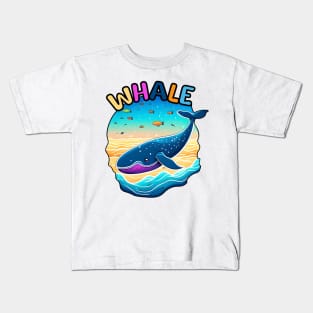 Animal Alphabet - W for Whale Kids T-Shirt